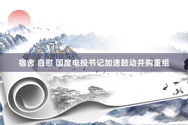 宿舍 自慰 国度电投书记加速鼓动并购重组